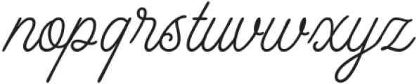 Dencors Script Regular otf (400) Font LOWERCASE