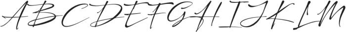 Dengacho Signature otf (400) Font UPPERCASE