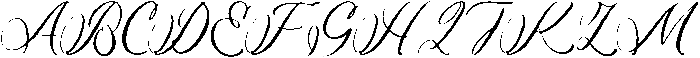 Denieda Marceline otf (400) Font UPPERCASE