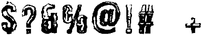 Denim-Drip Regular otf (400) Font OTHER CHARS