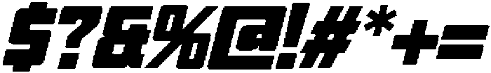 Denonea Racing Italic Regular otf (400) Font OTHER CHARS
