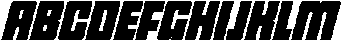 Denonea Racing Italic Regular otf (400) Font UPPERCASE