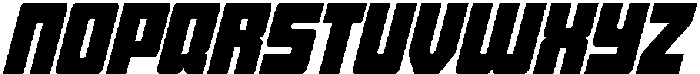 Denonea Racing Italic Regular otf (400) Font UPPERCASE