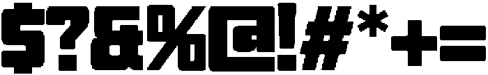 Denonea Racing Regular otf (400) Font OTHER CHARS