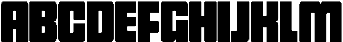Denonea Racing Regular otf (400) Font UPPERCASE