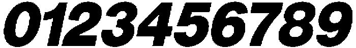 Denova Black Semi Condenced Italic otf (900) Font OTHER CHARS