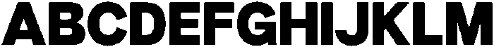 Denova Black otf (900) Font UPPERCASE