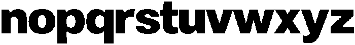 Denova Black otf (900) Font LOWERCASE