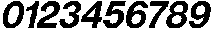Denova Bold Semi Condenced Italic otf (700) Font OTHER CHARS