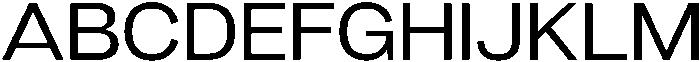 Denova Expanded otf (400) Font UPPERCASE