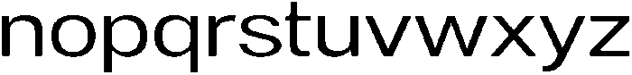 Denova Expanded otf (400) Font LOWERCASE