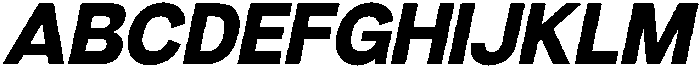 Denova Extra Italic otf (400) Font UPPERCASE