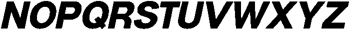 Denova Extra Italic otf (400) Font UPPERCASE