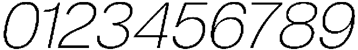 Denova Extra Light Italic otf (200) Font OTHER CHARS