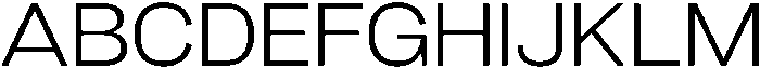 Denova Light Expanded otf (300) Font