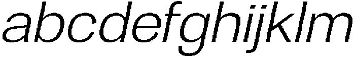 Denova Light Semi Expanded Italic otf (300) FONT