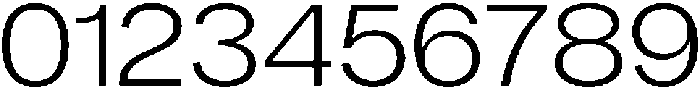 Denova Light Semi Expanded otf (300) Font OTHER CHARS