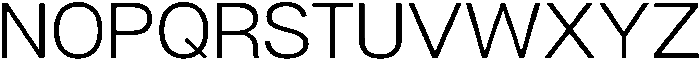 Denova Light Semi Expanded otf (300) Font UPPERCASE