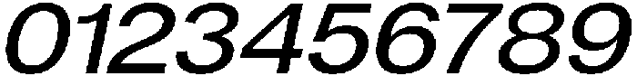 Denova Medium Semi Expanded Italic otf (500) Font OTHER CHARS