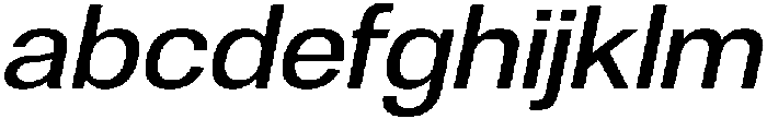 Denova Medium Semi Expanded Italic otf (500) FONT
