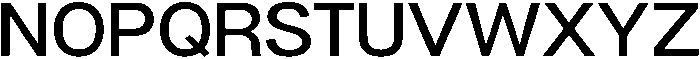 Denova Medium Semi Expanded otf (500) Font UPPERCASE