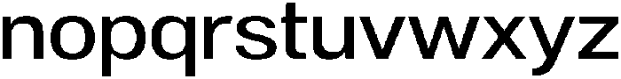 Denova Medium Semi Expanded otf (500) Font LOWERCASE