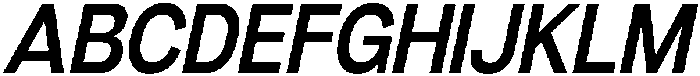 Denova Semi Bold Semi Condenced Italic otf (600) Font