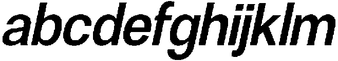 Denova Semi Bold Semi Condenced Italic otf (600) FONT
