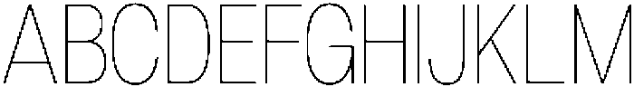 Denova Thin Condensed otf (100) Font UPPERCASE