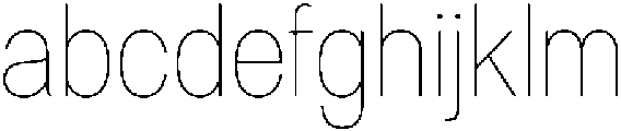 Denova Thin Semi Condenced otf (100) FONT