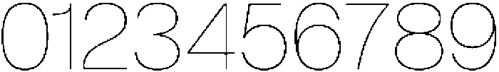 Denova Thin otf (100) Font OTHER CHARS