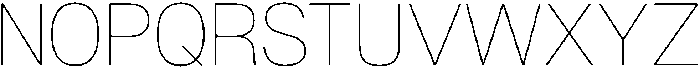 Denova Variable Thin ttf (100) Font UPPERCASE