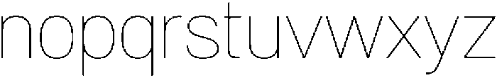 Denova Variable Thin ttf (100) Font LOWERCASE