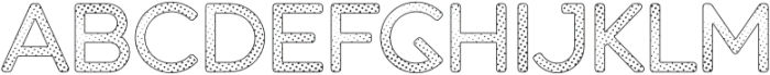 Dense Dots 1 otf (400) Font UPPERCASE