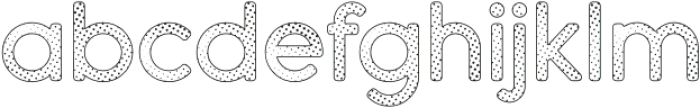 Dense Dots 1 otf (400) Font LOWERCASE