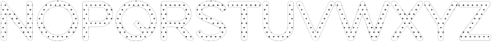 Dense Dots 3 otf (400) Font UPPERCASE