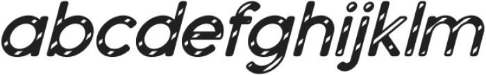 Dense Italic Lines 6 otf (400) Font LOWERCASE