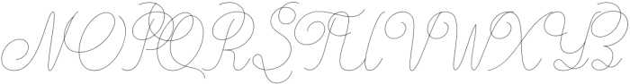 Dense Script 1 otf (400) Font UPPERCASE