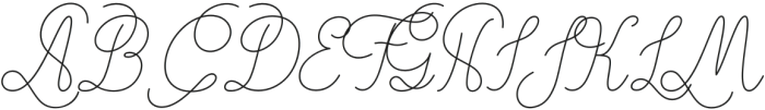 Dense Script 2 otf (400) Font UPPERCASE