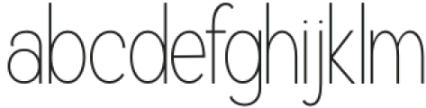 Dentika Thin otf (100) Font LOWERCASE