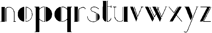 Denver otf (400) Font LOWERCASE