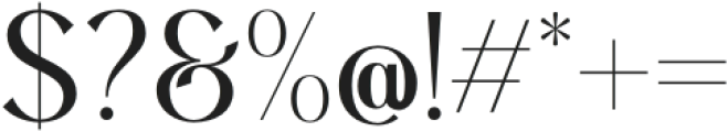 Denvort otf (400) Font OTHER CHARS