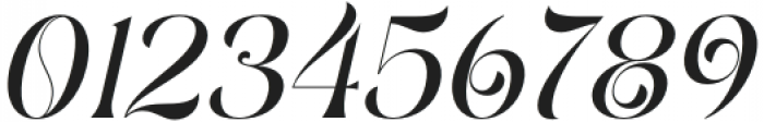 Deraga Italic otf (400) Font OTHER CHARS