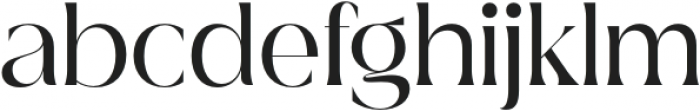 Deraga otf (400) Font LOWERCASE