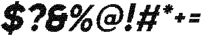 Derian Disco Italic otf (400) Font OTHER CHARS