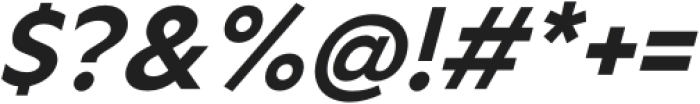 Derika Sans Regular Italic otf (400) Font OTHER CHARS