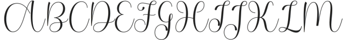 Derlina Script Regular otf (400) Font UPPERCASE