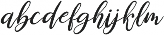 Derlinata Space Italic otf (400) Font LOWERCASE