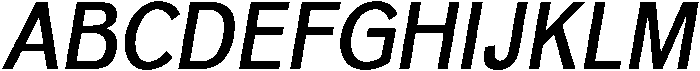 Deron otf (700) Font UPPERCASE
