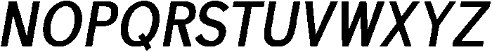 Deron otf (700) Font UPPERCASE